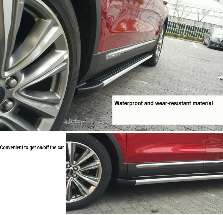 Беговая доска боковой шаг боковой бар для Lincoln MKX+ и Nautilus+, два варианта, Горячая на китайском рынке
