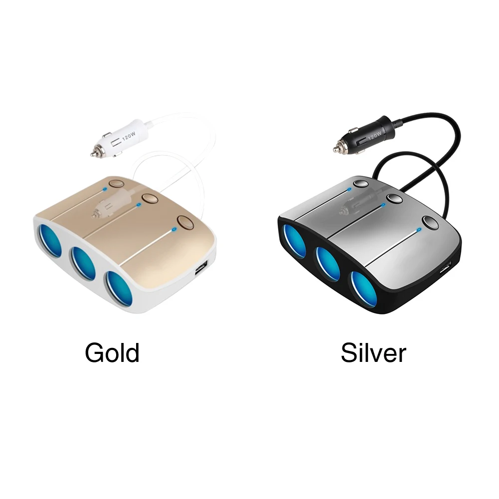 3 степенями свободы Универсальный Автомобильный USB зарядное устройство