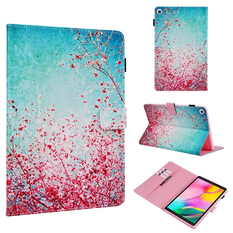 Case Флип-Стенд кожаный магнитный чехол для Samsung Galaxy Tab A 10,1 T510 T515 SM-T510 SM-T515 планшет Coque Shell - Цвет: Case