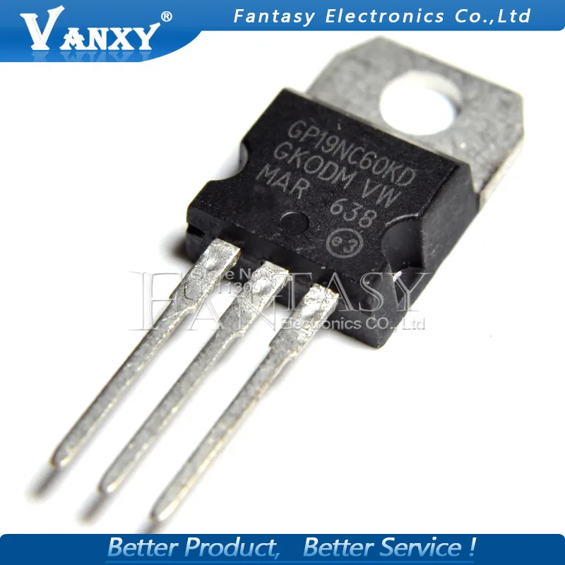 5 шт. STGP19NC60HD TO 220 GP19NC60HD TO220 STGP19NC60 GP19NC60KD STGP19NC60KD|Интегральные схемы| |