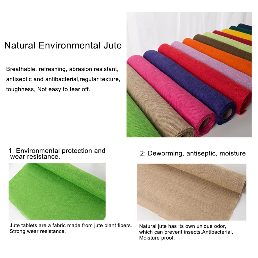 13 цветов джутовая лента для шитья|Ткань| |