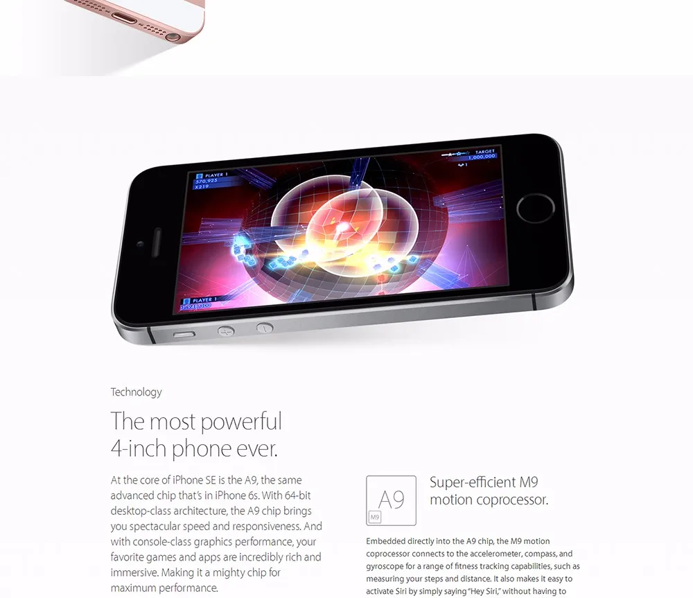 Разблокированный Apple iphone SE двухъядерный A1723/A1662 2 Гб ОЗУ 16 Гб/64 Гб ПЗУ 4," чип A9 iOS LTE Touch ID смартфон дешево