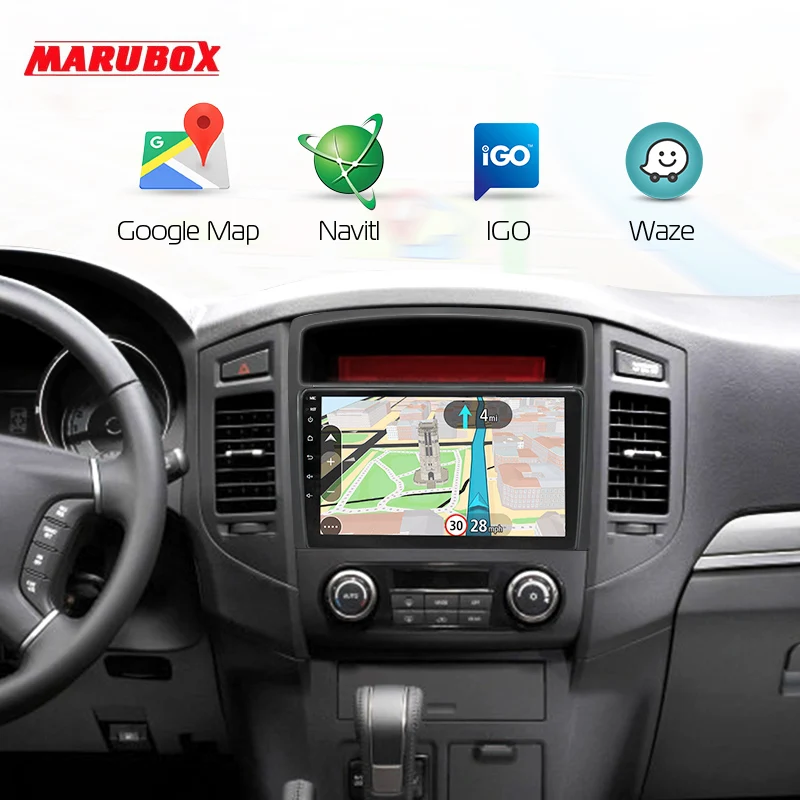 Автомагнитола MARUBOX 8 ядер Android 9 0 мультимедийный видеоплеер навигация GPS 32 ГБ для