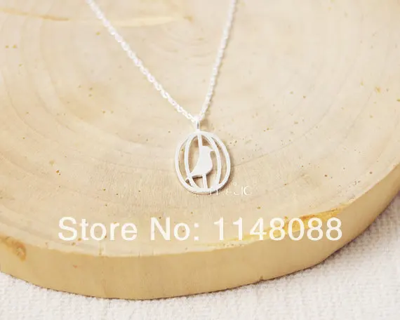 New Fashion hotting sale high quality Gold Silver unique exquisite Bird In The Cage pendant Necklace | Украшения и аксессуары