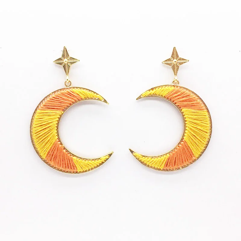 Разноцветные этнические серьги ручной работы coco & willow для женщин богемные