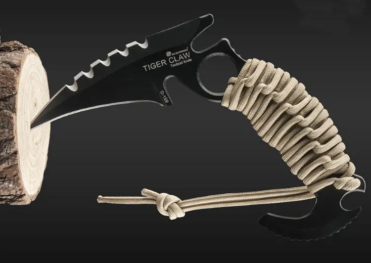 HX на открытом воздухе тактический Karambit нож Cs go кемпинг выживания охотничьи коготь ножи EDC многофункциональные инструменты D2 лезвие охотничий нож