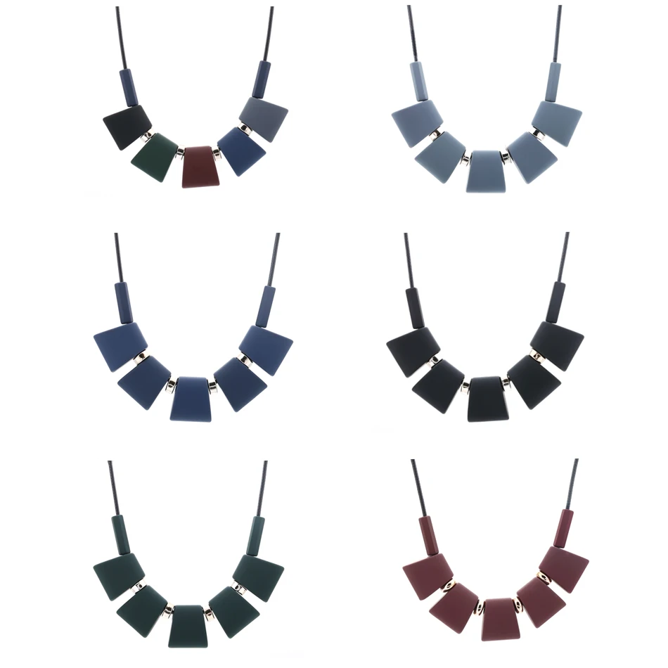 Для женщин заявление цепочки и ожерелья s Подвески ожерелье из деревянных бусин