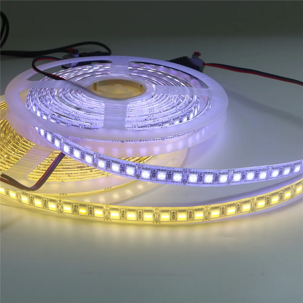 5 м Светодиодная лента 5050 120 светодиодов/м гибкая светодиодная полоса освещение RGB
