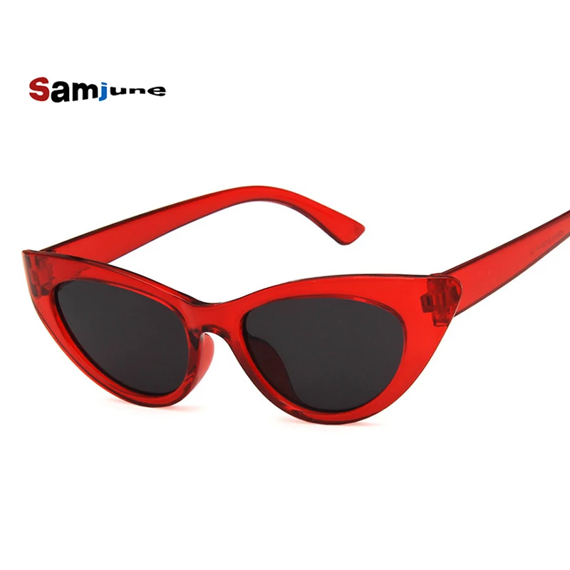 Samjune новые модные солнцезащитные очки кошачий глаз женские брендовые