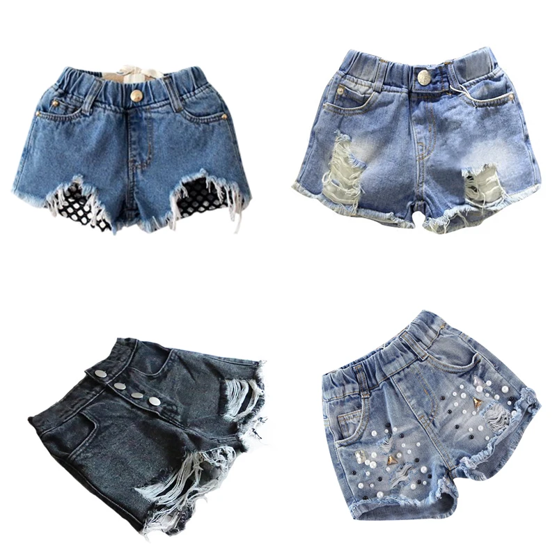 Детская одежда 2020 летние джинсовые брюки для маленьких девочек детские шорты