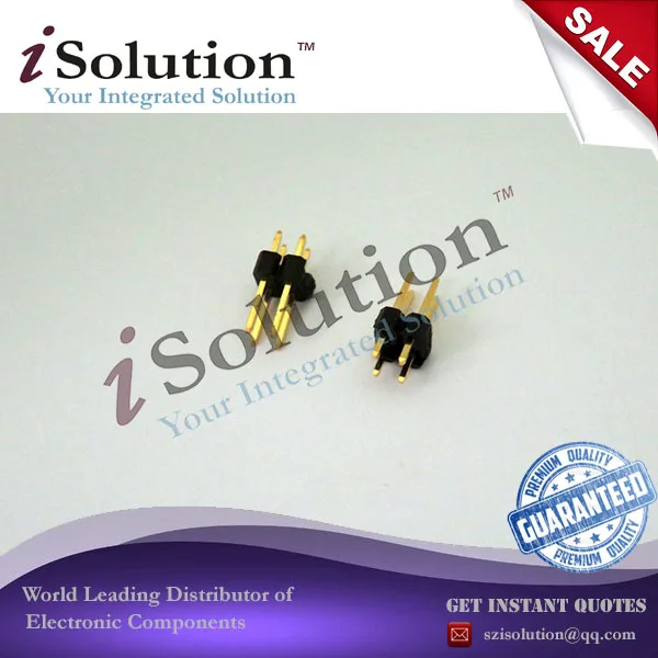 Двухрядный штырьковый разъем с медным покрытием 2 54 мм 2x2 4 контакта 50 шт.|strip