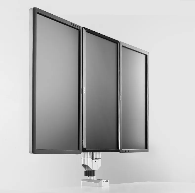 D7T алюминиевый сплав газовая пружина полный тройной экран держатель монитора