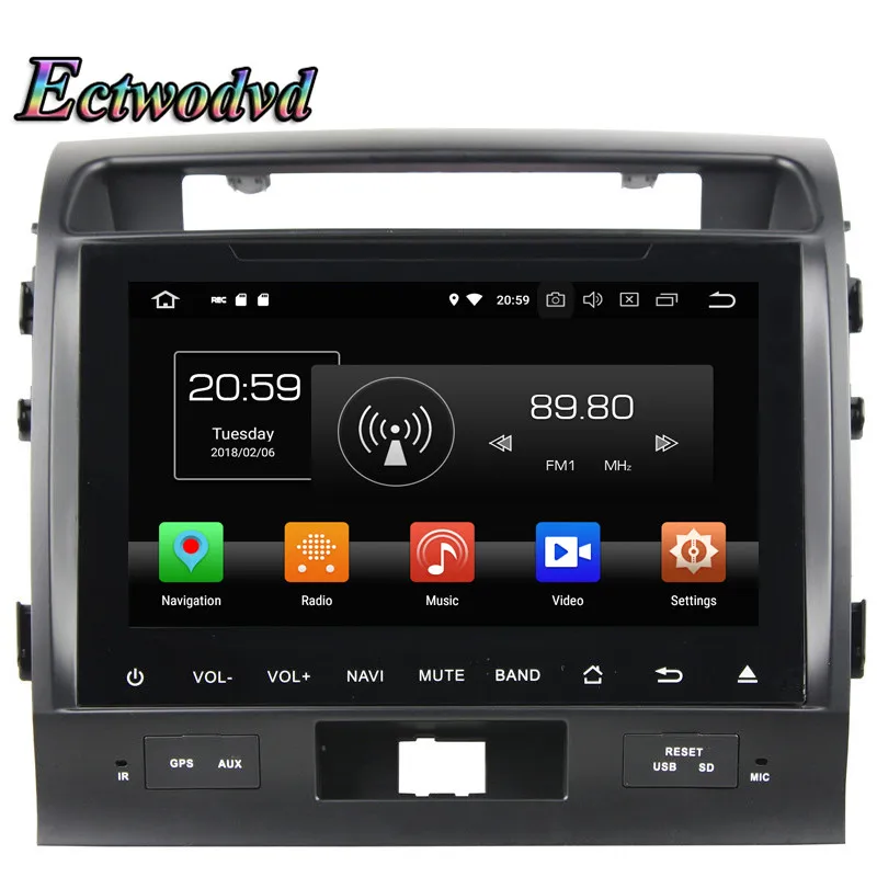 Ectwodvd Восьмиядерный 4G ram 64G rom Android 9 0 Автомобильный мультимедийный dvd плеер