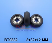 10pcslot83212miniature bearing shower room pulley wheels shower room roller high quality bearing steel wear resistant wheels
