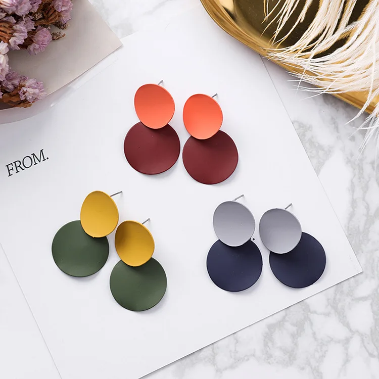2018 Metal Style Alloy Chain Drop Earrings Brincos Personality Boucle D'oreille for Wome Ear Accessories | Украшения и