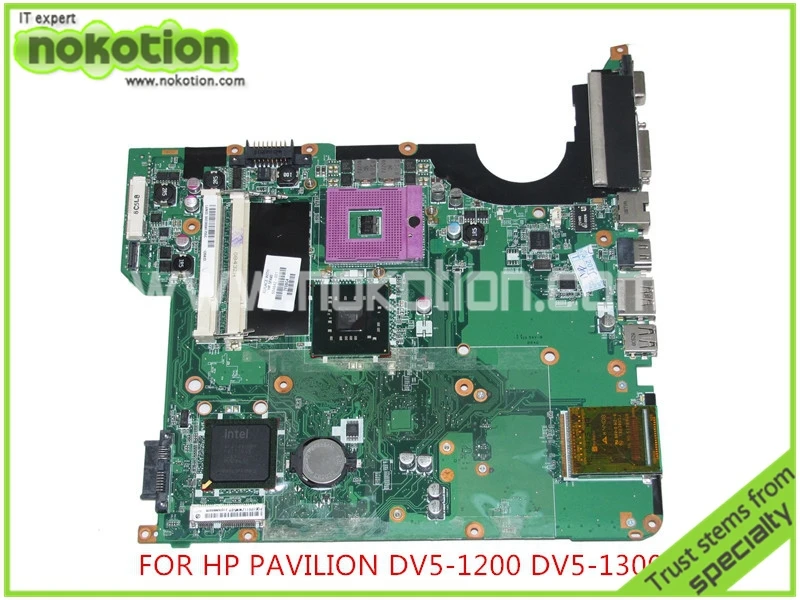 

NOKOTION 504642-001 For hp pavilion DV5-1000 DV5-1200 DV5 laptop motherboard intel GM45 DDR2 Mainboard full tested