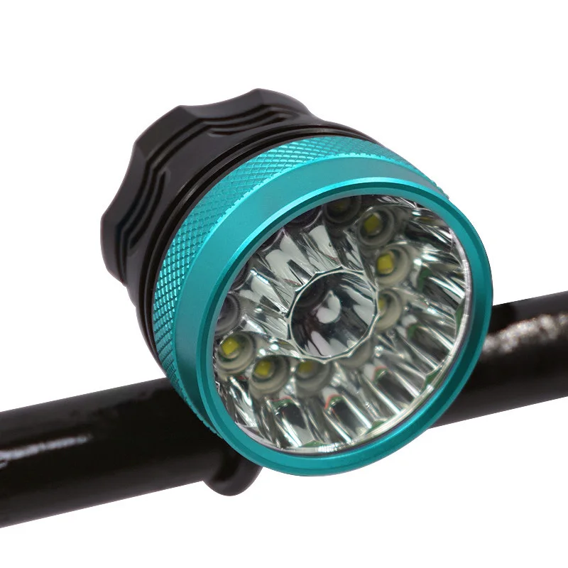 blue only lamp WasaFire, водонепроницаемый, 30000 люменов, 13* XML-T6, светодиодный велосипедный светильник, 2 в 1, головной светильник для велоспорта, светодиодный головной фонарь для велосипеда, для улицы, luz bicicleta - Цвет: blue only lamp