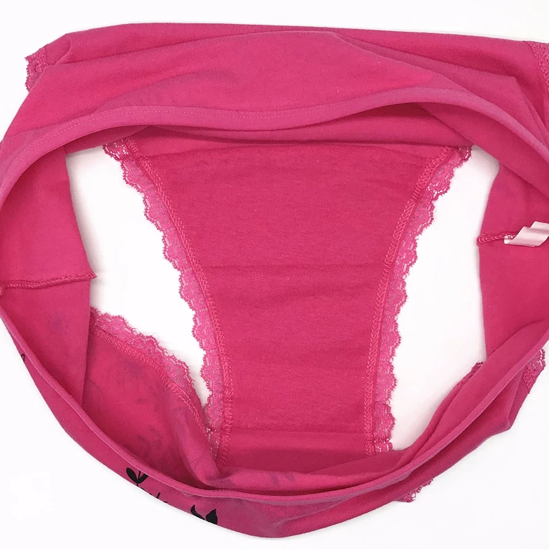 Женские хлопковые трусы сексуальные трусики с низкой посадкой и принтом женские