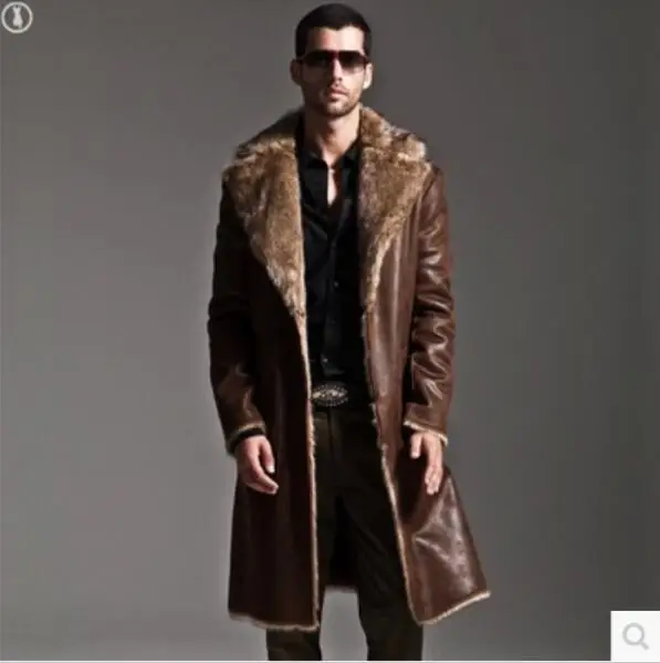 Зимние высокие сапоги с искусственным лисьим мехом длинная куртка Тренч Для