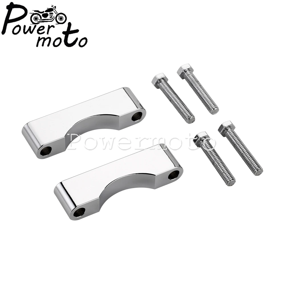 Chrome Переднее крыло мотоцикла Spacer для 1984-2013 Harley Touring FLHR FLTR FLHX FL Trike - Цвет: Chrome