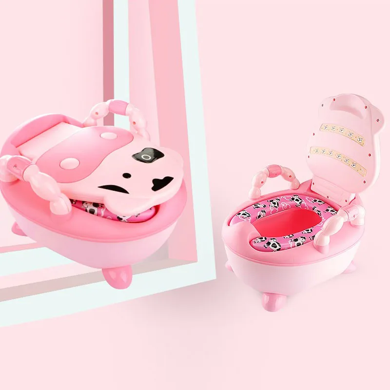 Детский портативный горшок для тренировки коров мальчиков и девочек|Горшки| |