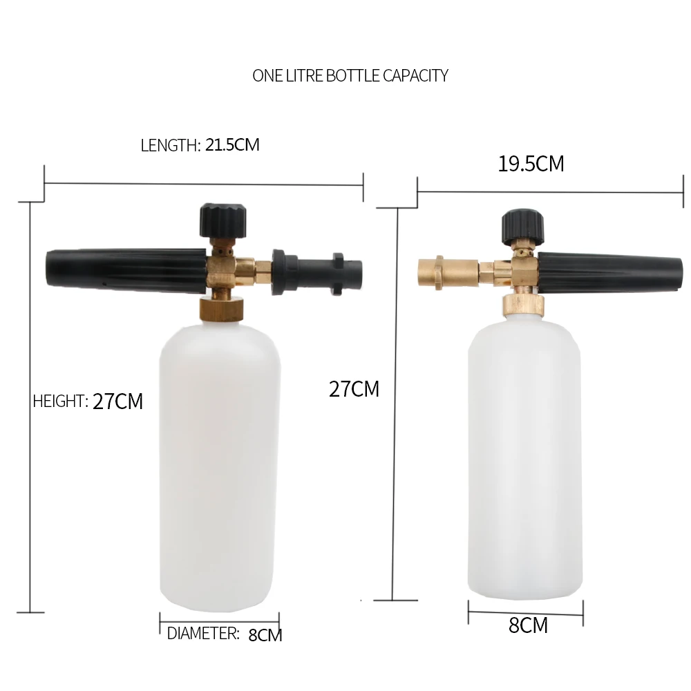 Пенная насадка для автомойки пенораспылитель шлангов моек высокого давления с