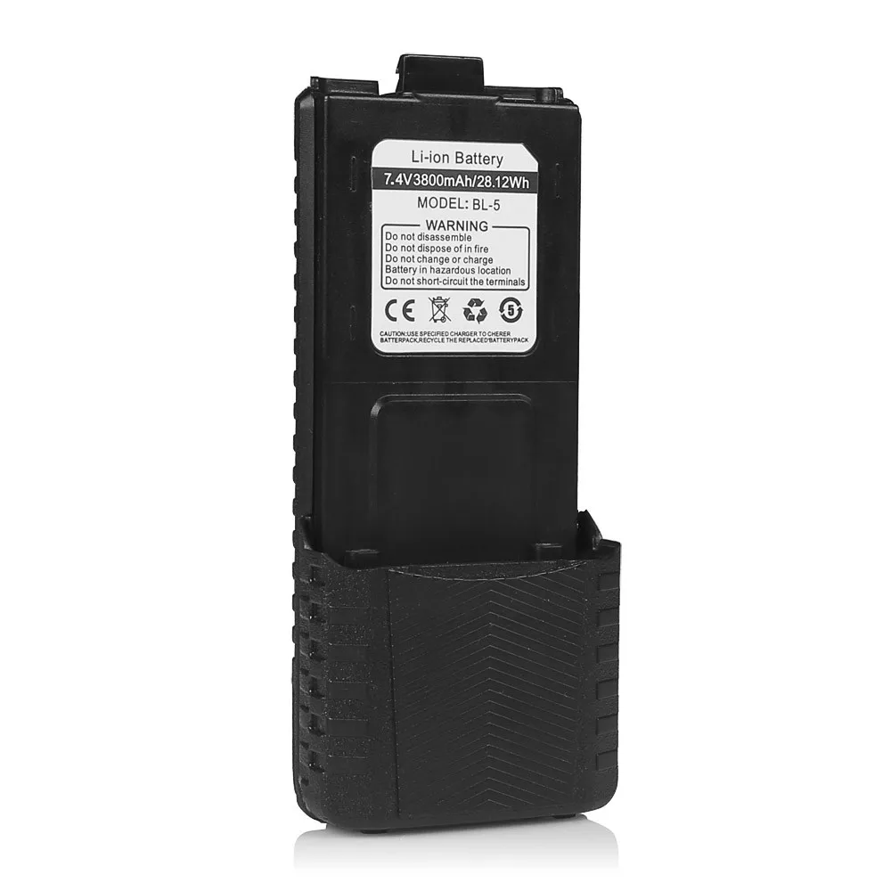 7,4 В 3800 мАч Baofeng литий-ионный аккумулятор для UV-5R DM-5R TP F8+ UV-5R uv 5r Plus Walkie Talkie двухстороннее радио, оригинальные аксессуары