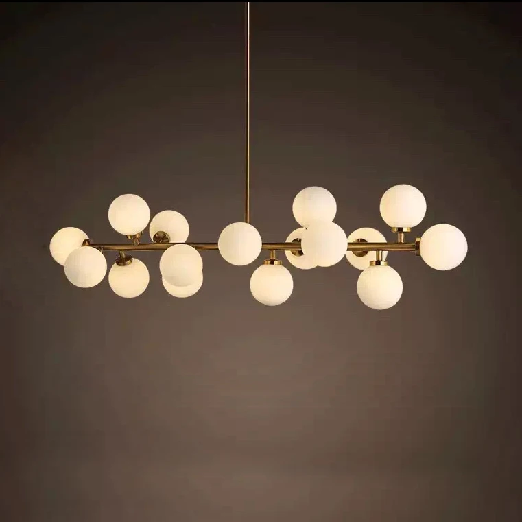 Длина 1000 мм золото/черный led подвесные светильники для гостиной столовой магазин