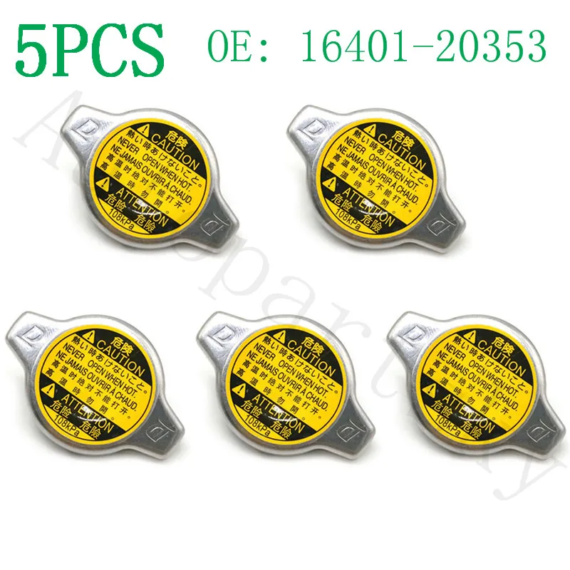 5 шт. для Lexus Mitsubishi Suzuki Toyota 43 мм крышка радиатора 16401 20353 20310 72090 1640120353|Крышки бака| |