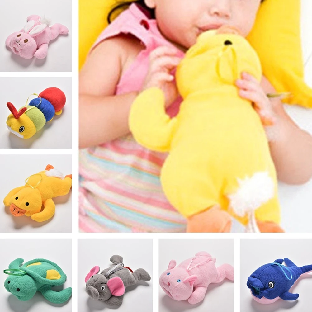 

Cute Baby Kids Cartoon Feeding Bottles Bag Duck Milk Bottle Pouch Cover Toys