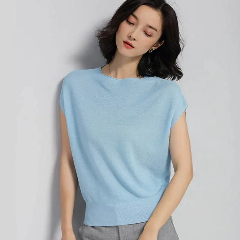 Блузка Рубашки Мода 2019 Летняя блузка Для женщин свободный свитер рубашка с