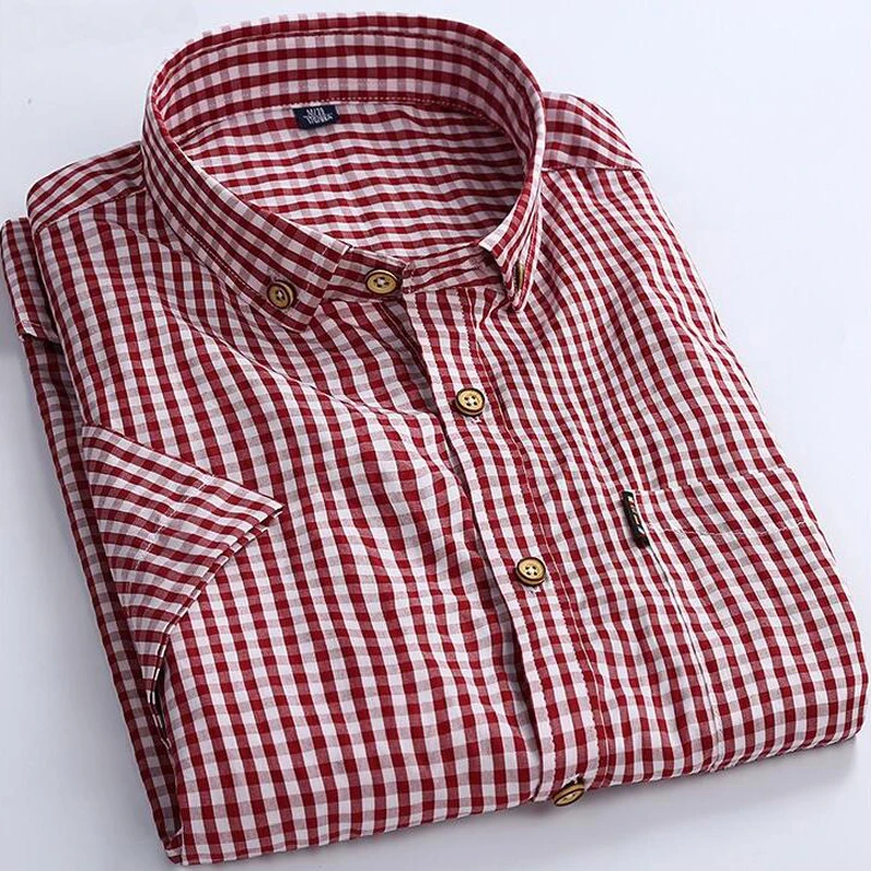 Высококачественная Мужская рубашка 2017 брендовая деловая повседневная с