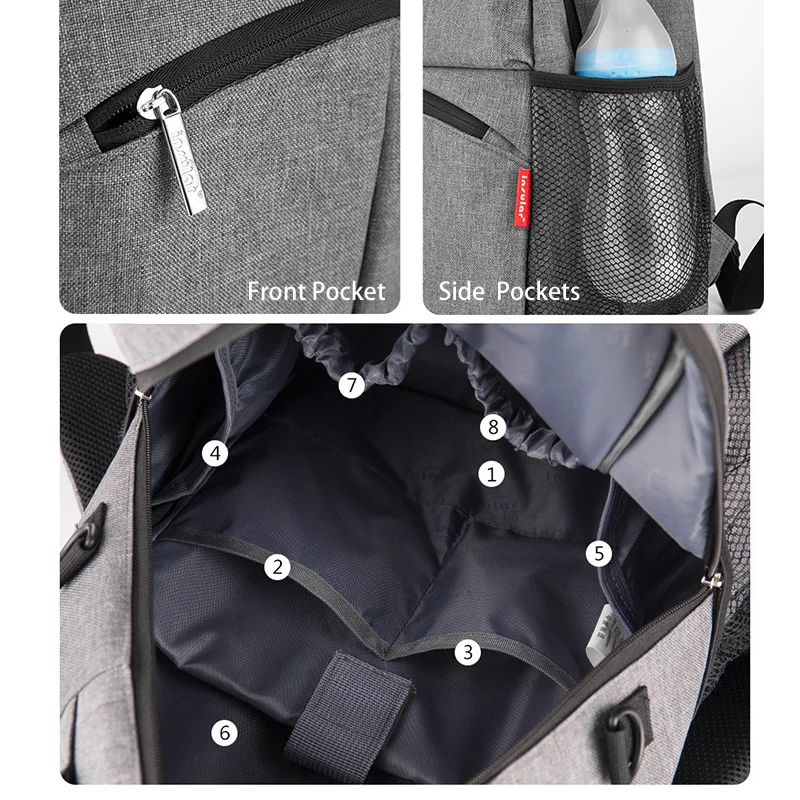 Красивая хлопковая многофункциональная сумка Yin через плечо женская плечо|mommy