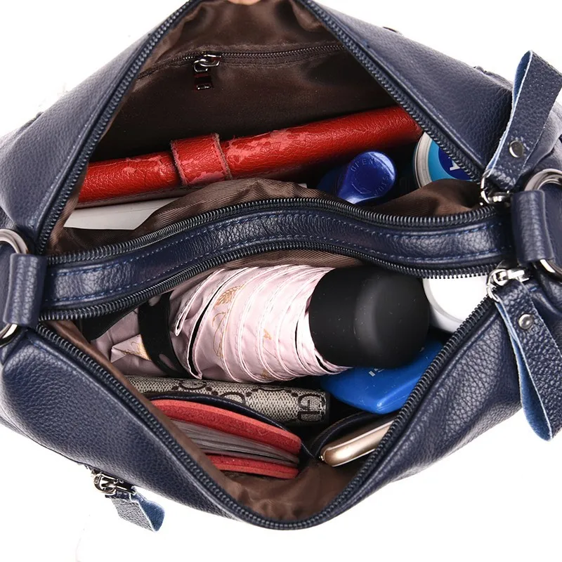 

2019 Women Messenger Bags female soft leather shoulder bag sac a main crossbody bags for women handbags high quality vintage bag