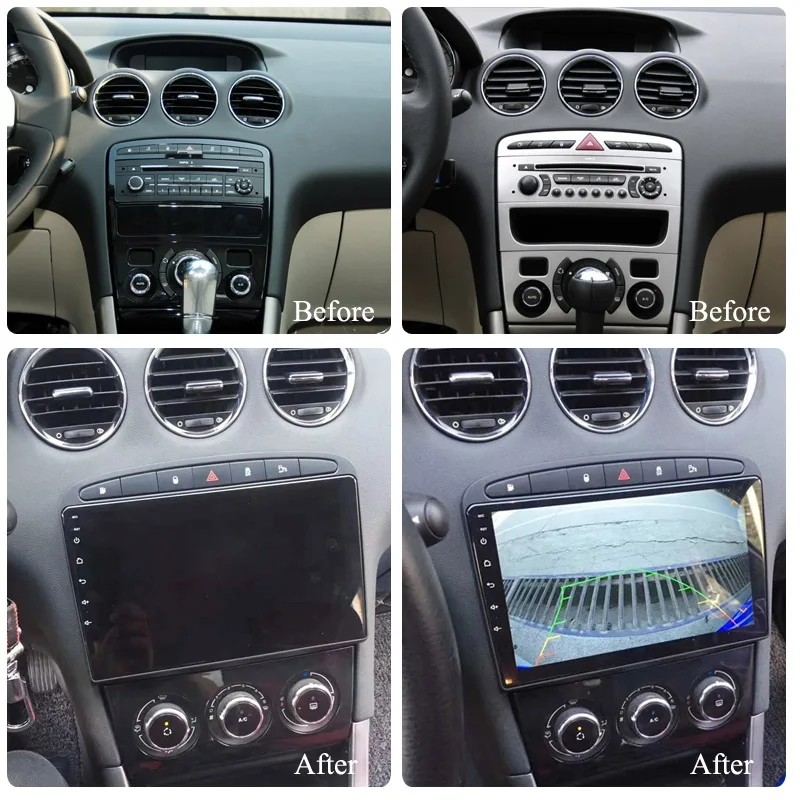 4G Lte все нетком 9 дюймов Android 8,0 автомобильный стерео для 2010- PEUGEOT 308 408 gps навигация с Bluetooth зеркальная поверхность подключение WiFi