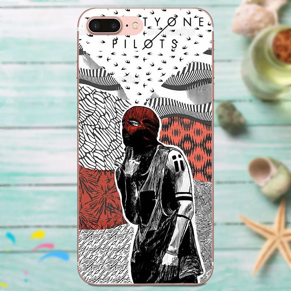 ТПУ популярные Twenty One Pilots для Xiaomi Redmi Mi Note 7 8 9 SE Pro Lite Go Play | Мобильные телефоны и