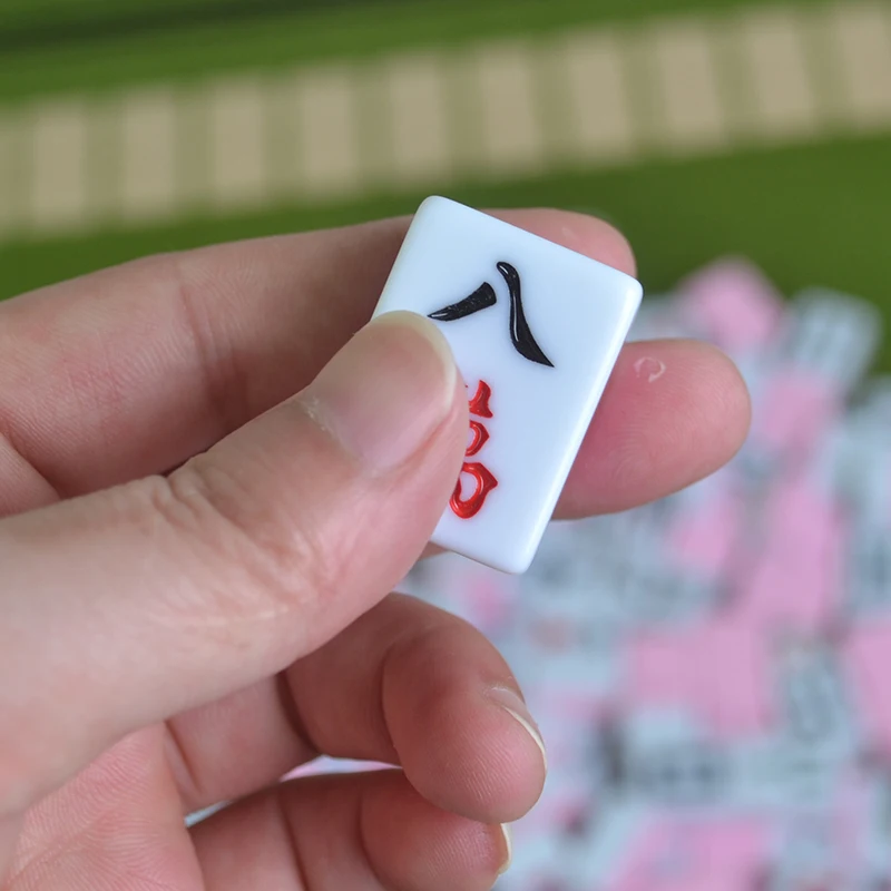 30 мм путешествие мини набор для игры в маджонг домашних игр китайский смешно