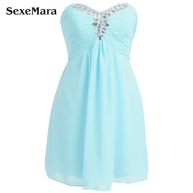 2017 Новый Конструктор Свет Оболочка Кристалл Вечерние Платья выше Колена Длина