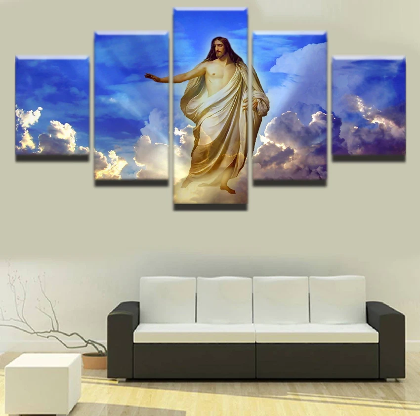 5 шт. декоративные абстрактные картины с изображением Иисуса Христа|prints pictures|abstract