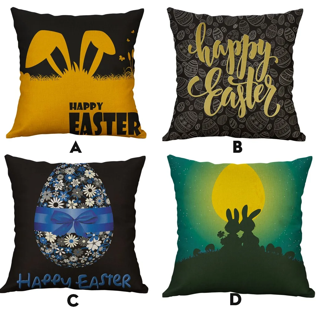 Наволочка из хлопка и льна квадратные мягкие подушки Наволочки на талию домашняя