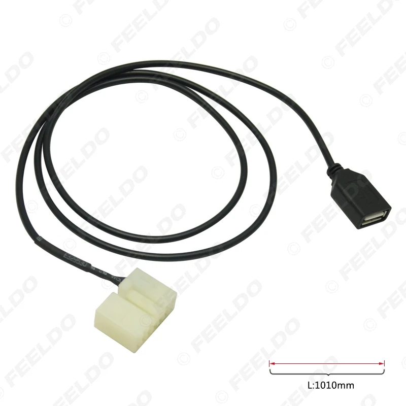 LEEWA автомобильный аудио Женский USB кабель адаптер Разъем для BYD F3/F3R/F6/G3/G3R/G6/L3 CD
