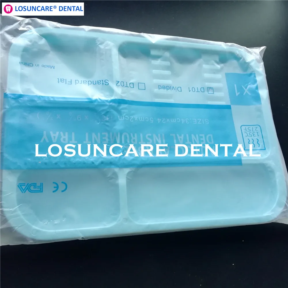 LOSUNCARE 1 шт. автономный зеленый синий красный стоматологический разделенный лоток