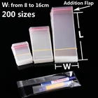 Прозрачные самоклеящиеся пластиковые пакеты для упаковки подарков