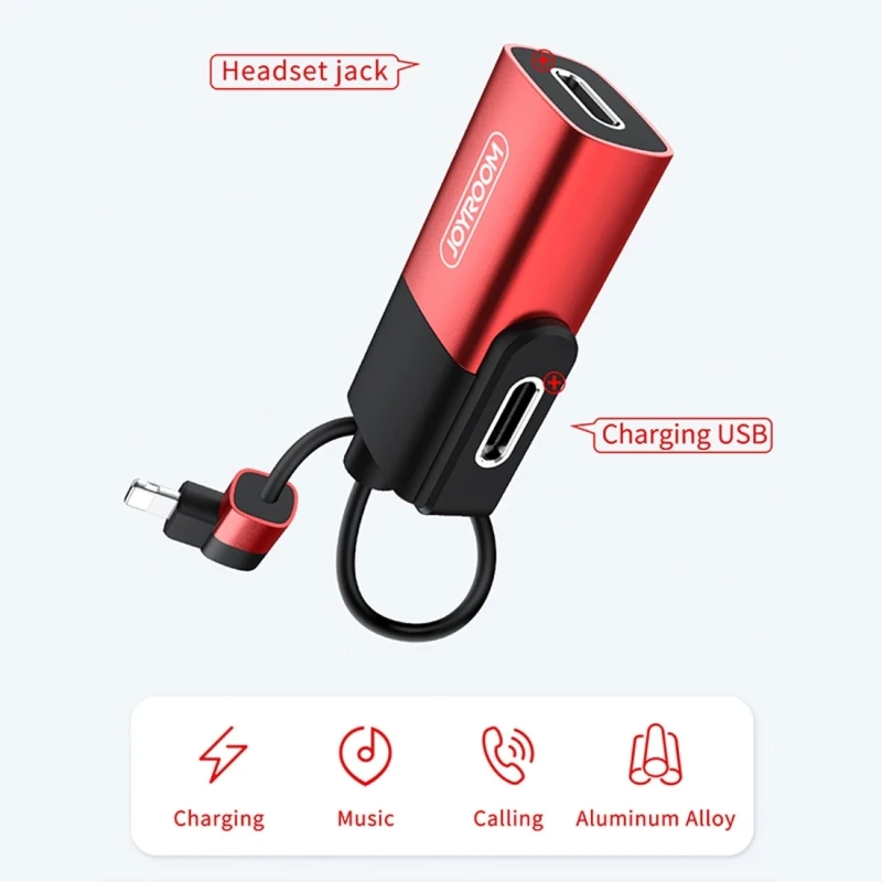 HAWEEL 2 в 1 Зарядка/Прослушивание 8 Pin аудио конвертер для iPhone XR/iPhone XS MAX/iPhone X & и iPad