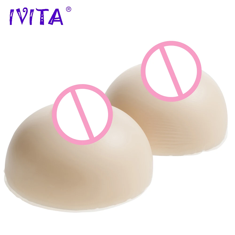 IVITA 1600 г реалистичные силиконовые искусственные формы груди для увеличения