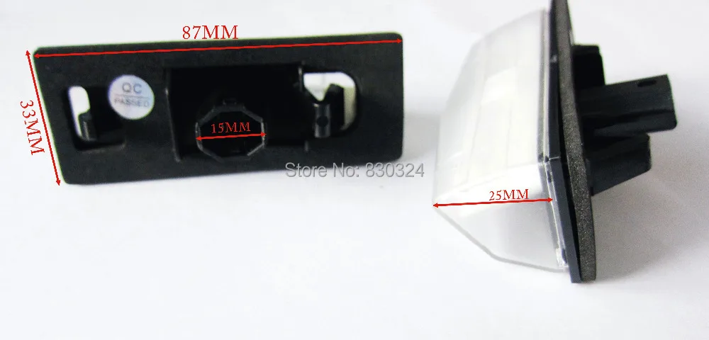 Светодиодный номерной знак 18SMD 2 шт. комплект светильник для Toyota RAV4 XA40 2013 2017 Prius ZVW30