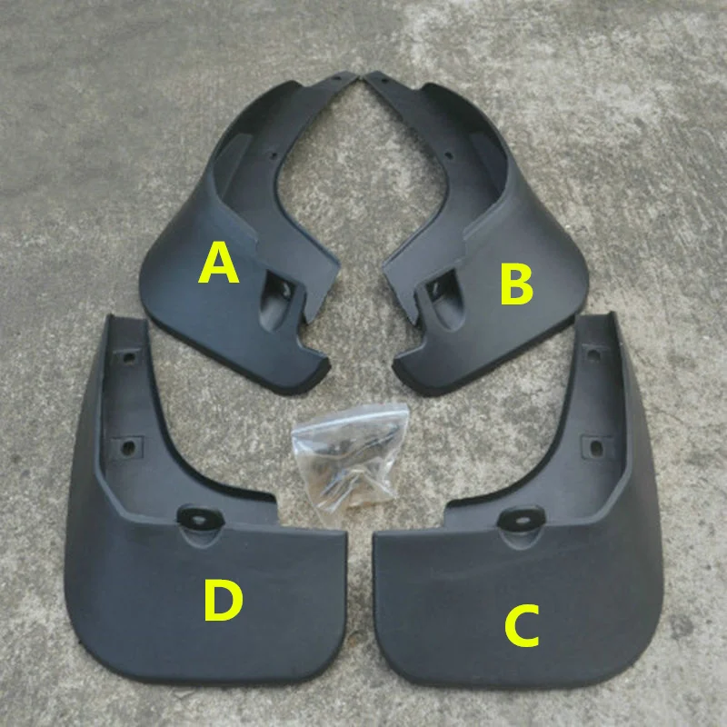 4PCS Для Geely GC6, SC6, автомобильный брызговик, крыло - Цвет: 4PCS
