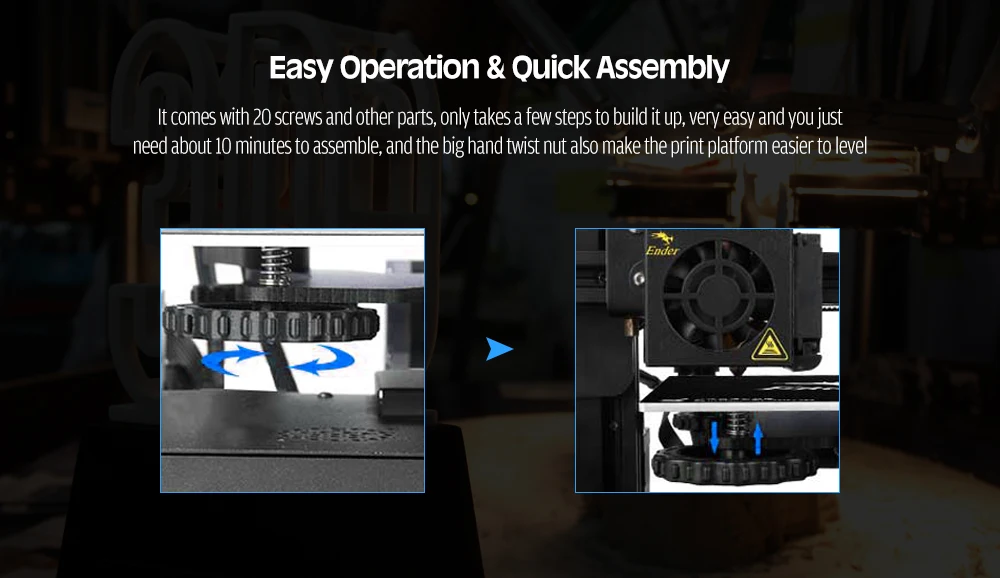 Creality 3D Ender-3X 3d принтер Ender-3 обновленная версия с закаленным стеклом+ 5 шт 0,4 мм сопло 3X DIY 3d Принтер Комплект