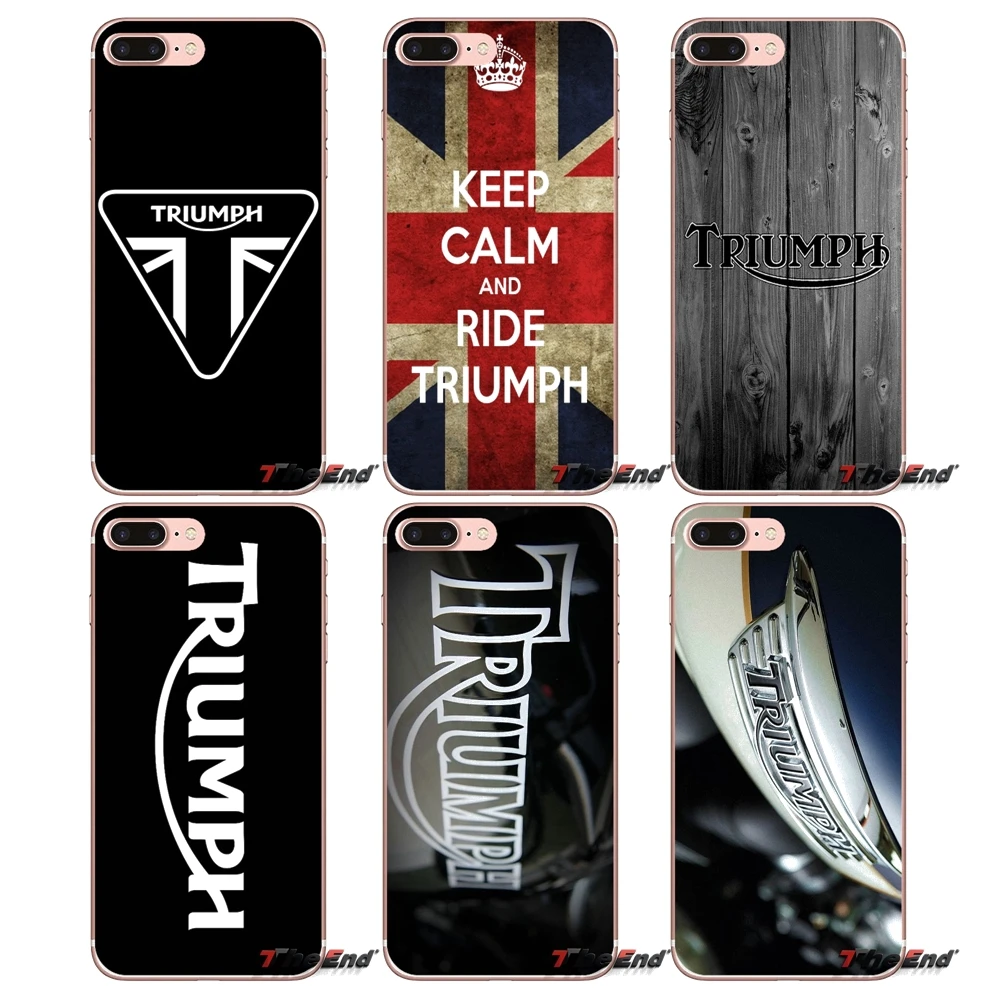 Силиконовый чехол-кошелек triumph с логотипом мотоцикла Великобритании для Huawei P Smart
