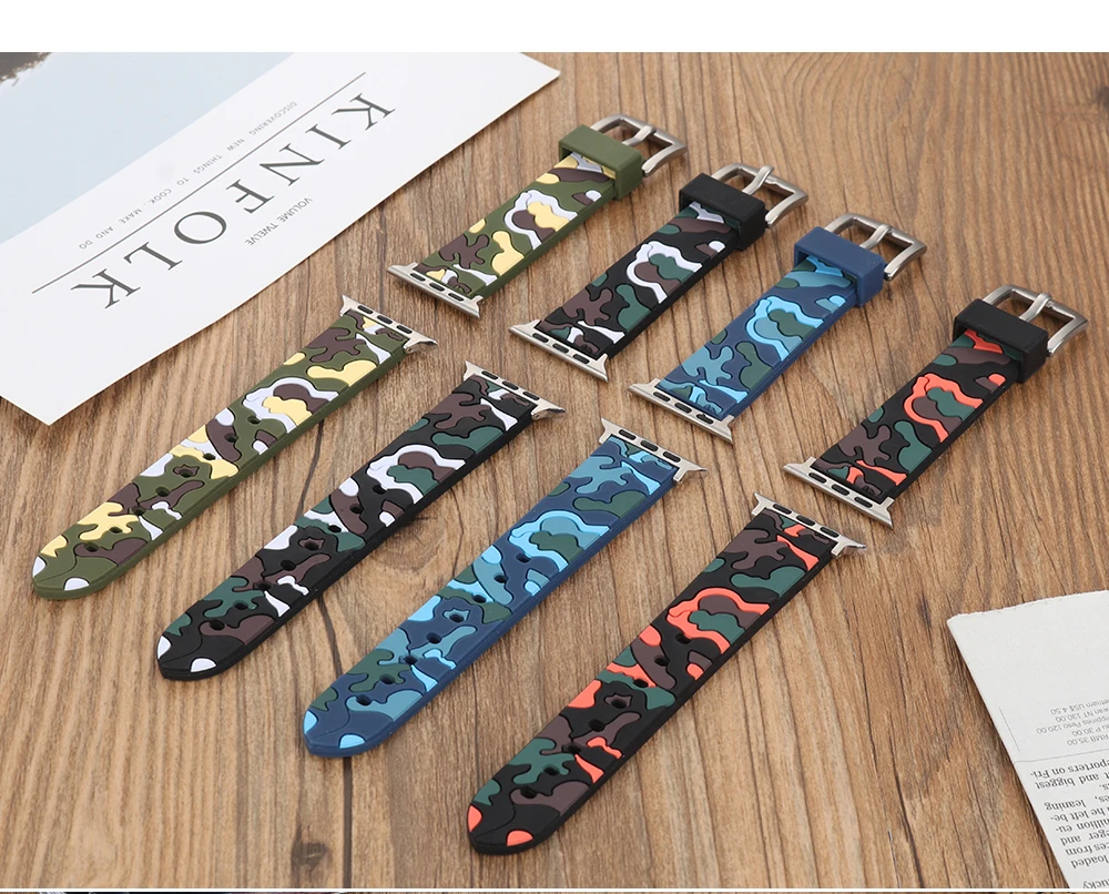 Мягкий силиконовый сменный спортивный ремешок для 38 мм Apple Watch Series1 2 3 4 5 42 мм наручный браслет ремешок для iWatch Sports Edition